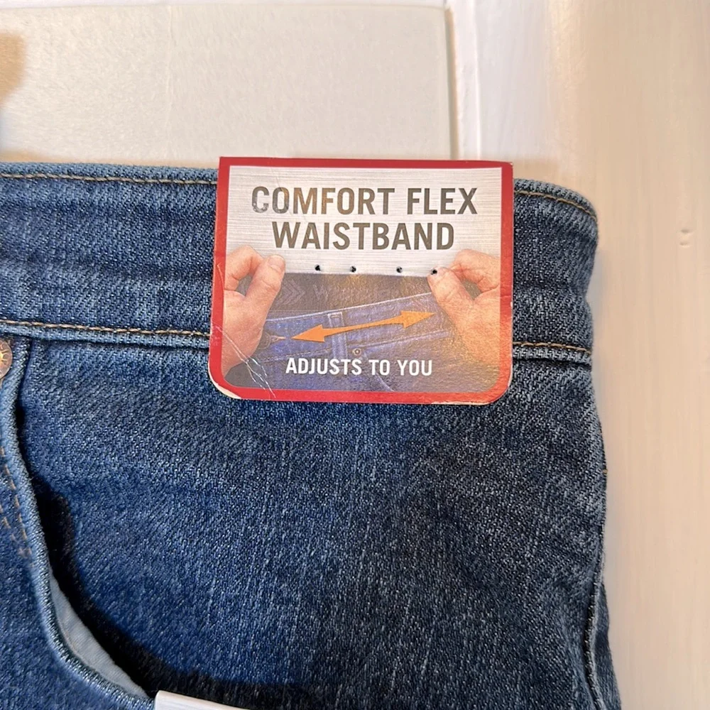 Wrangler Performance Series Regular Fit Cotton Stretch Denim Jeans 48x30 NWT - Picture 13 of 13